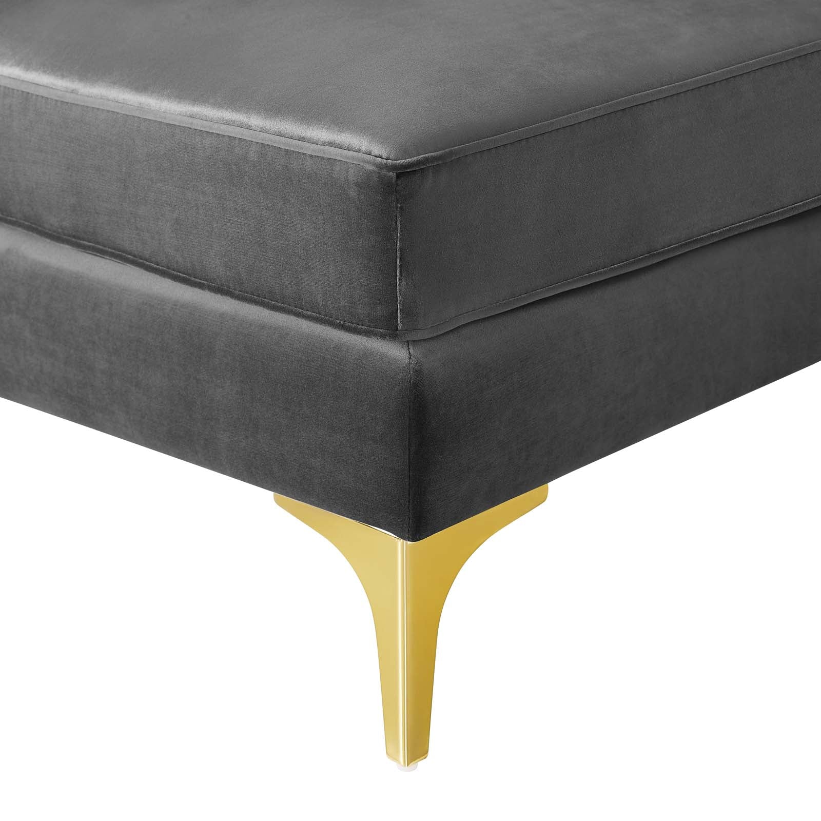 Triumph 6-Piece Channel Tufted Performance Velvet Sectional Sofa by Modway