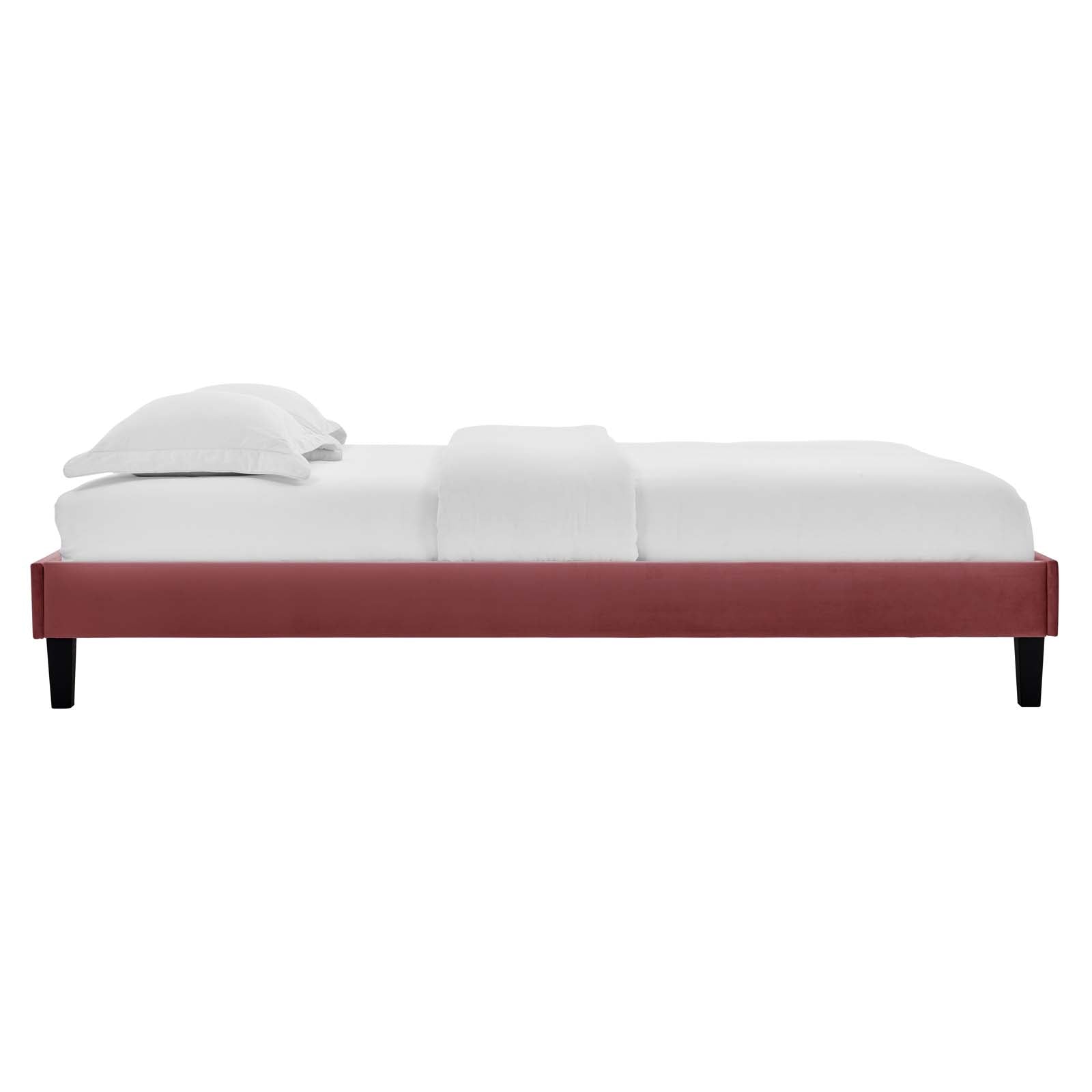 Elise Performance Velvet King Platform Bed by Modway