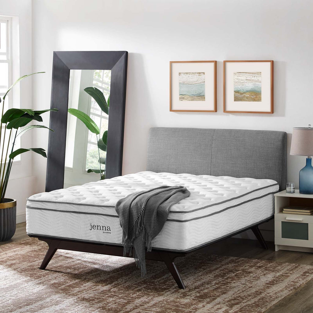 Jenna 14" Innerspring and Foam King Mattress by Modway