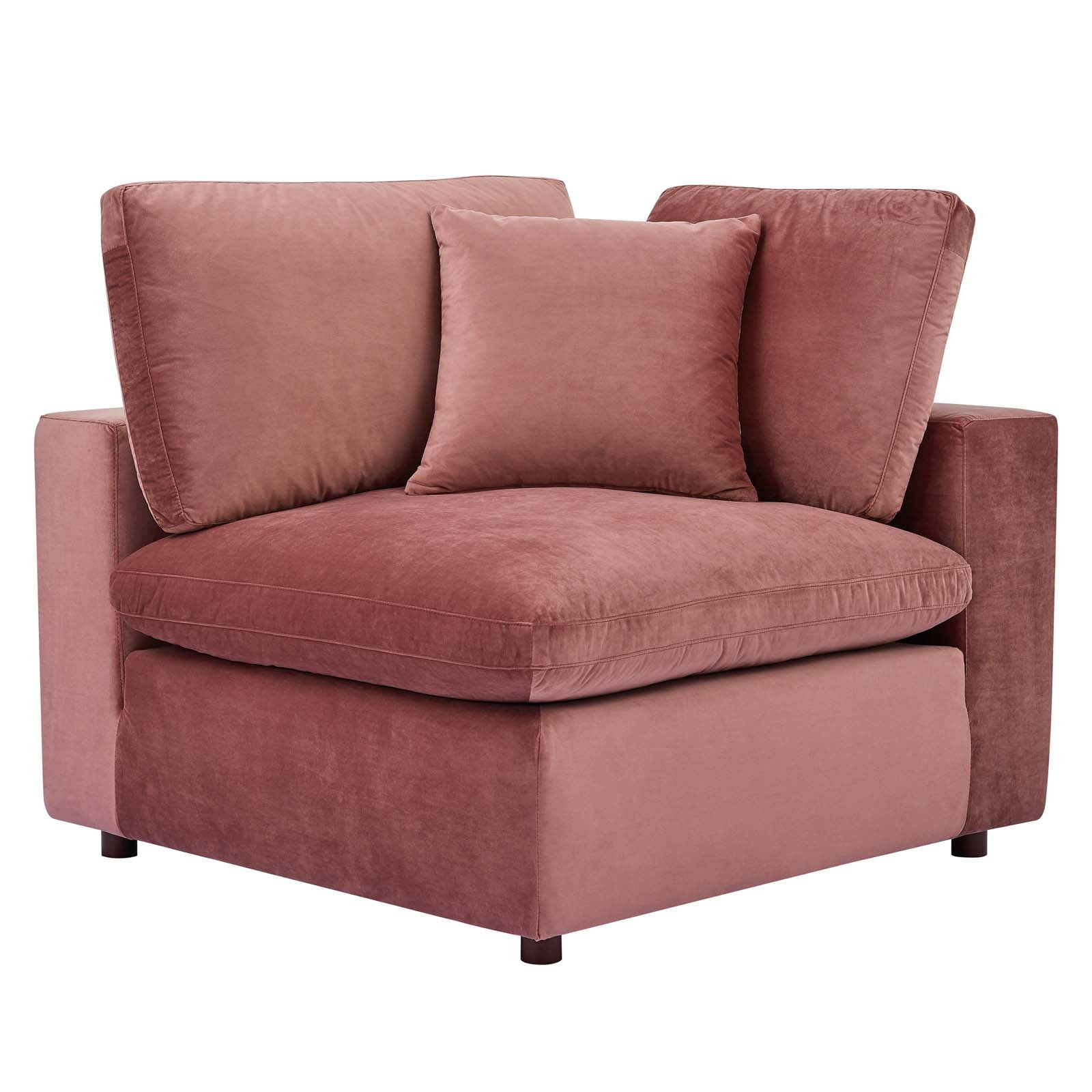Commix Down Filled Overstuffed Performance Velvet 4-Seater Sofa by Modway