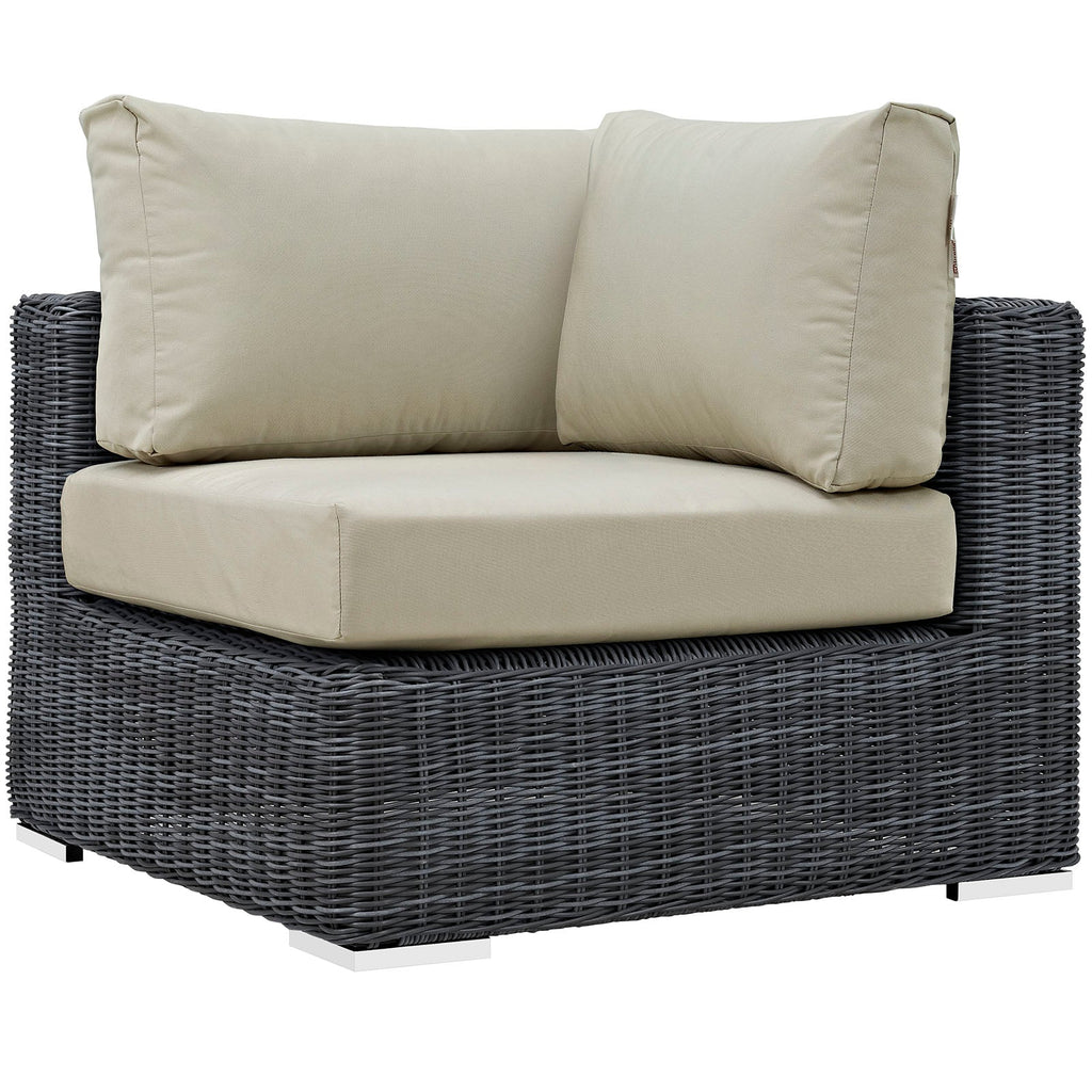 Summon Outdoor Patio Sunbrella¨ Corner by Modway