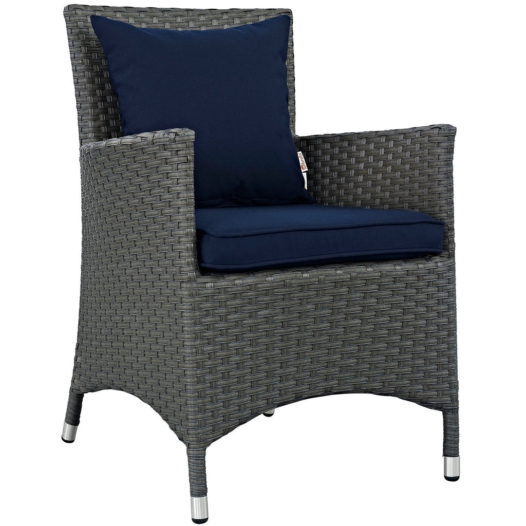 Sojourn 9 Piece Outdoor Patio Sunbrella¨ Dining Set by Modway
