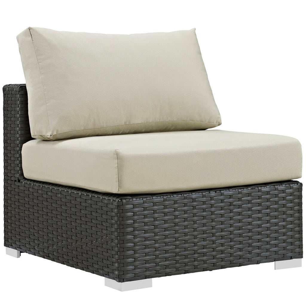 Sojourn 10 Piece Outdoor Patio Sunbrella¨ Sectional Set by Modway