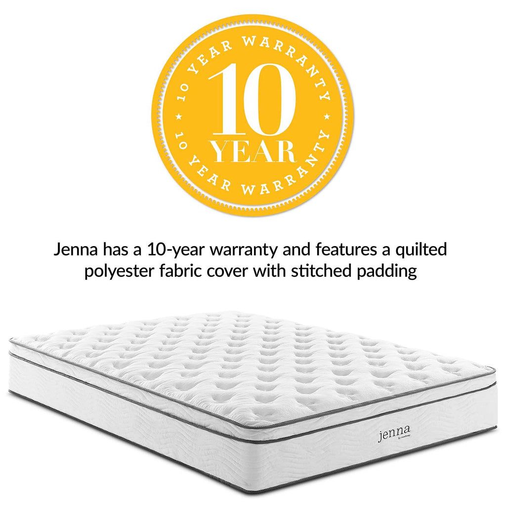 Jenna 8" Innerspring and Foam Twin Mattress by Modway