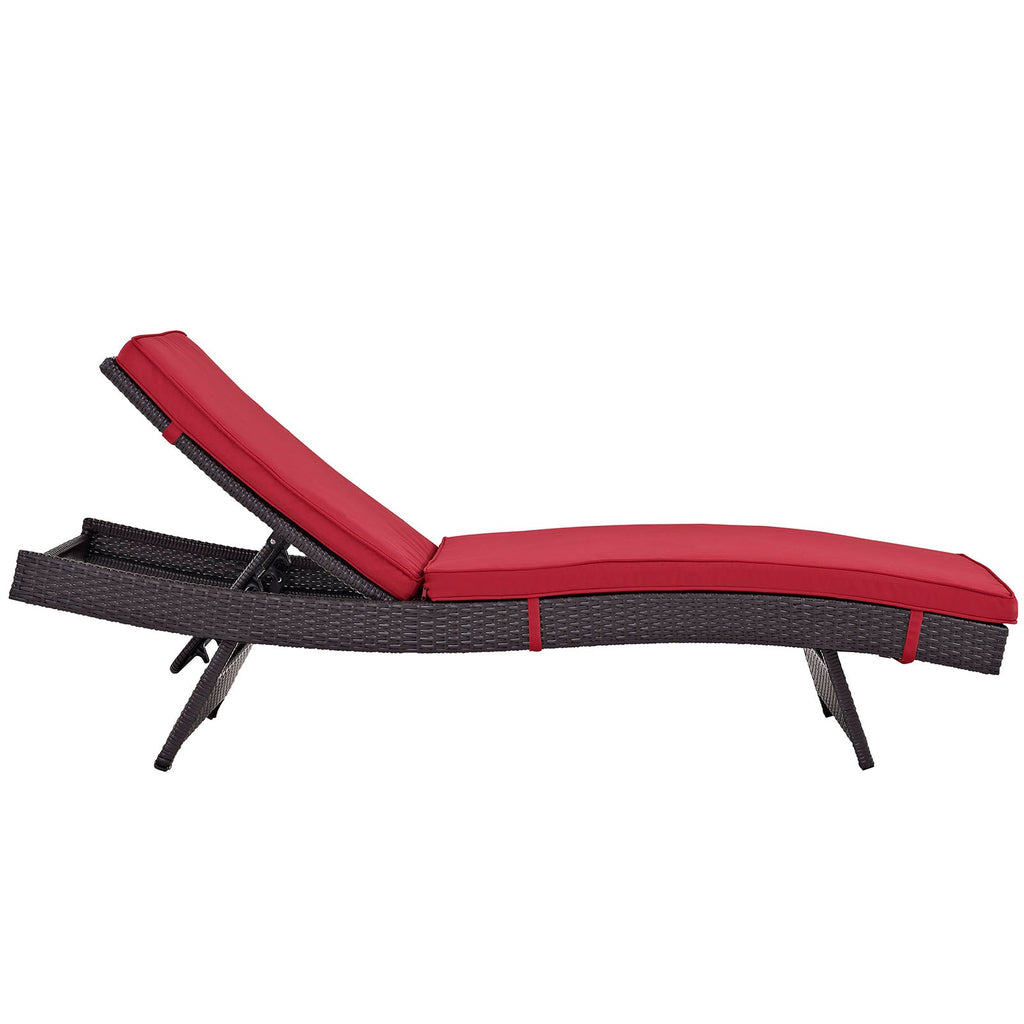 Convene Outdoor Patio Chaise Set of 6 by Modway