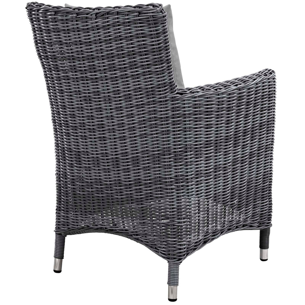 Summon 4 Piece Outdoor Patio Sunbrella¨ Dining Set by Modway