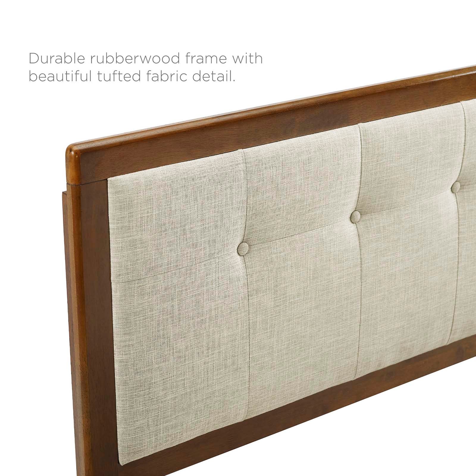 Draper Tufted Fabric and Wood Full Headboard by Modway