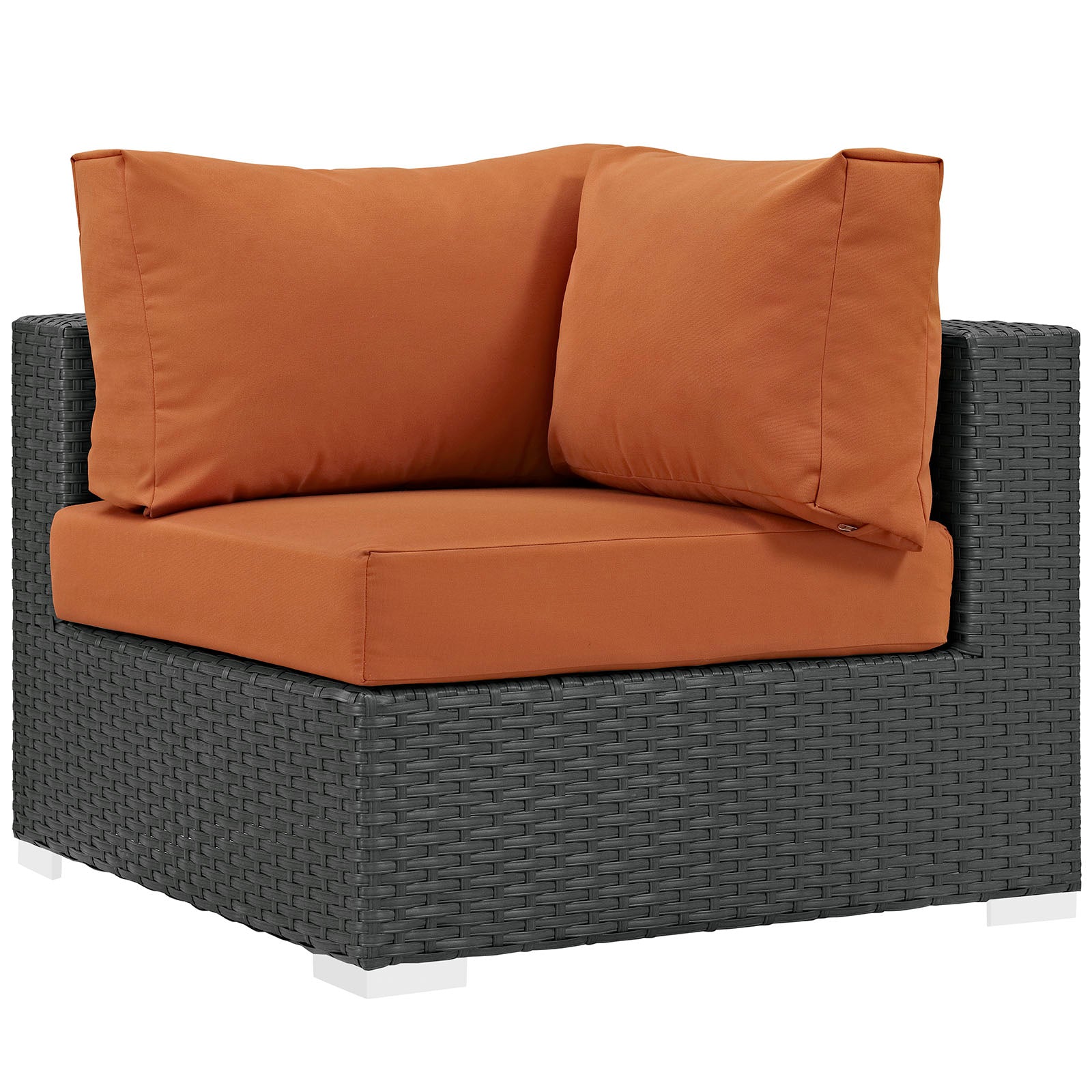 Sojourn 5 Piece Outdoor Patio Sunbrella¨ Sectional Set by Modway