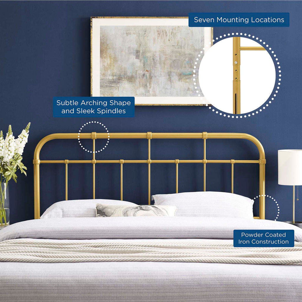 Alessia Metal King Headboard by Modway