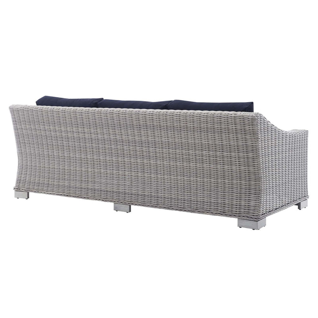 Conway Sunbrella¨ Outdoor Patio Wicker Rattan Sofa by Modway