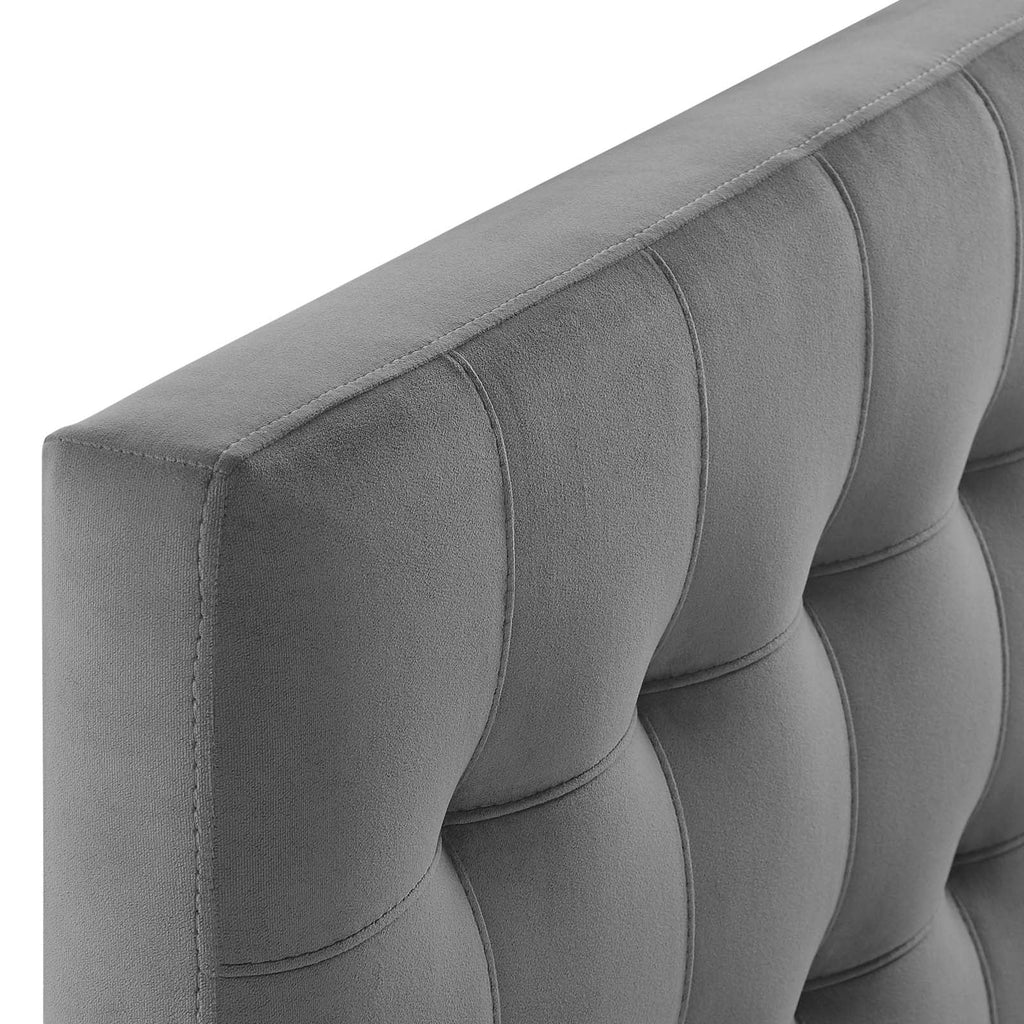 Lily Biscuit Tufted Performance Velvet Twin Headboard by Modway