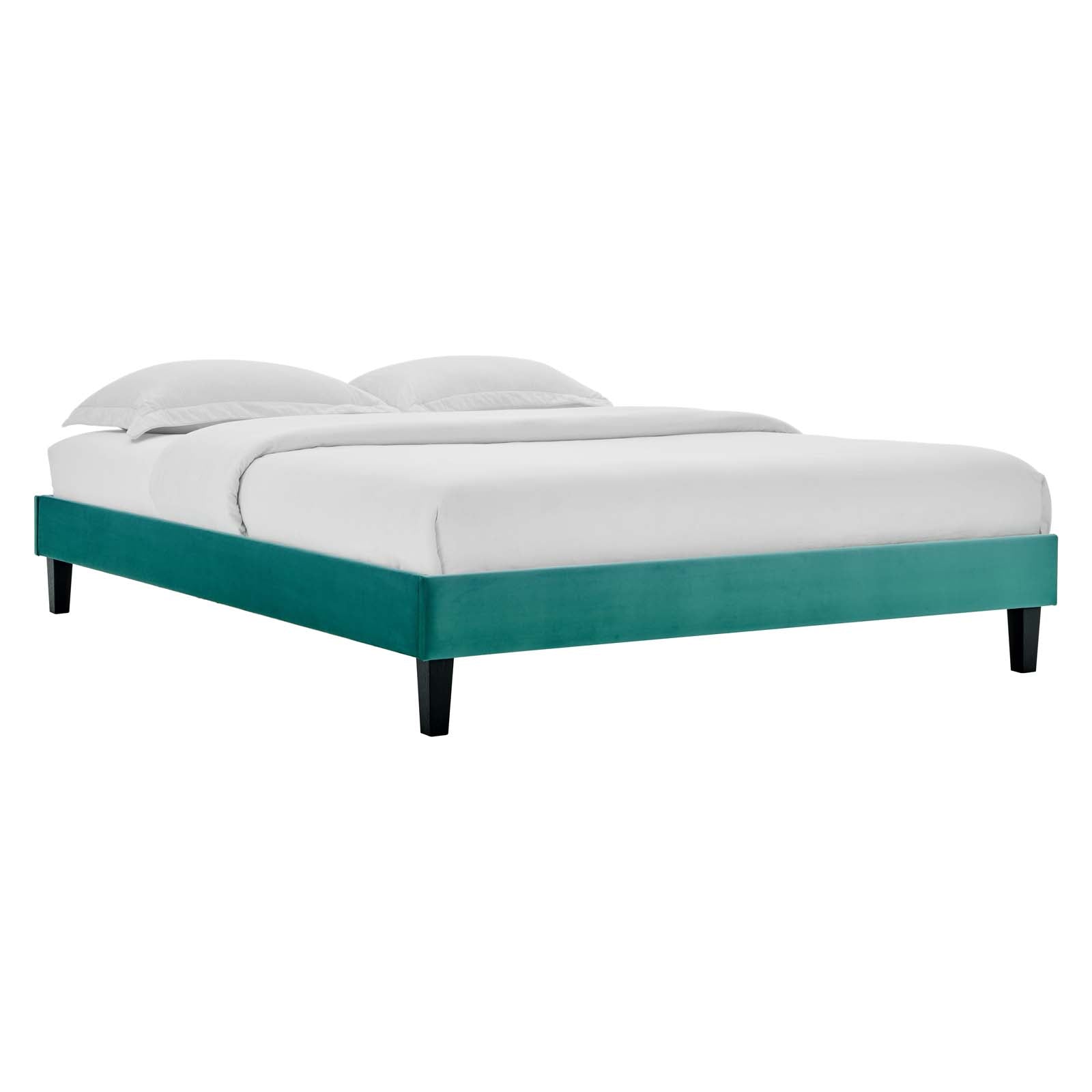 Elise Performance Velvet Twin Platform Bed by Modway
