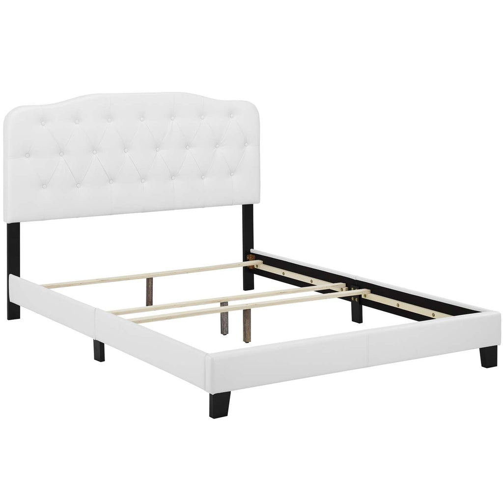 Amelia Faux Leather King Bed by Modway