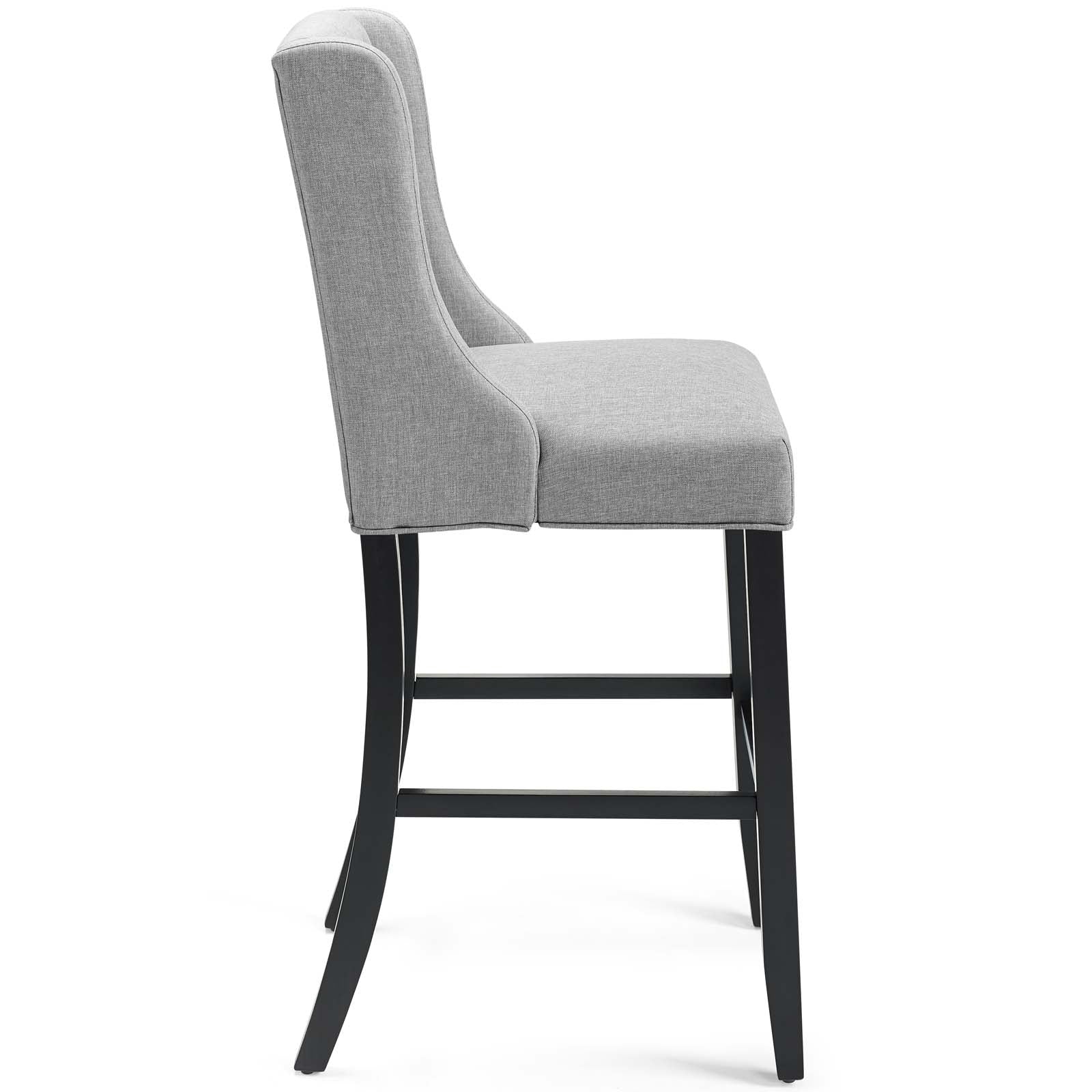 Baronet Upholstered Fabric Bar Stool Set of 2 by Modway