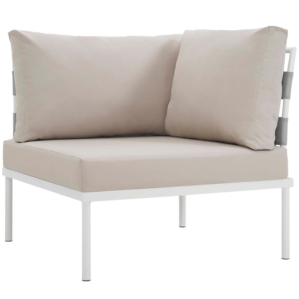 Harmony 5Piece Outdoor Patio Aluminum Sectional Sofa Set by Modway