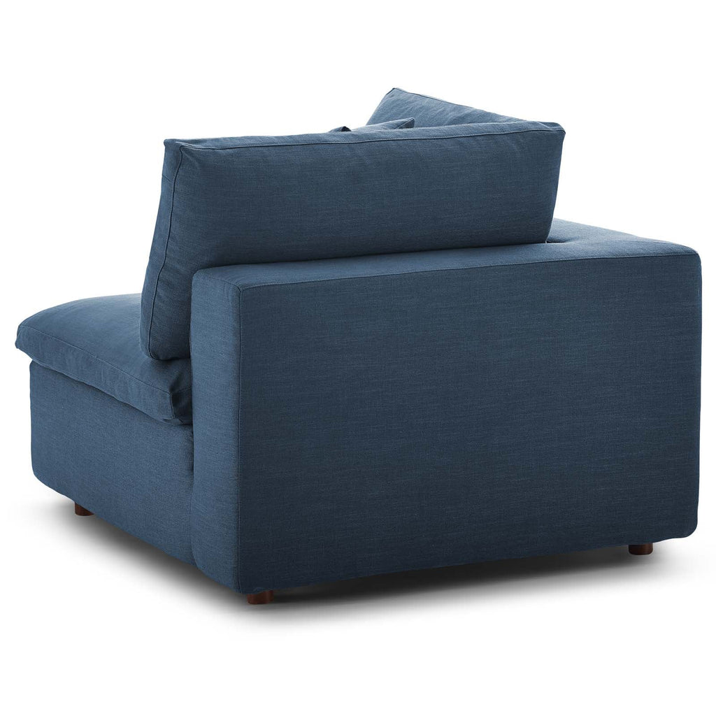 Commix 5-Piece Down Filled Overstuffed Armless Sectional Sofa by Modway
