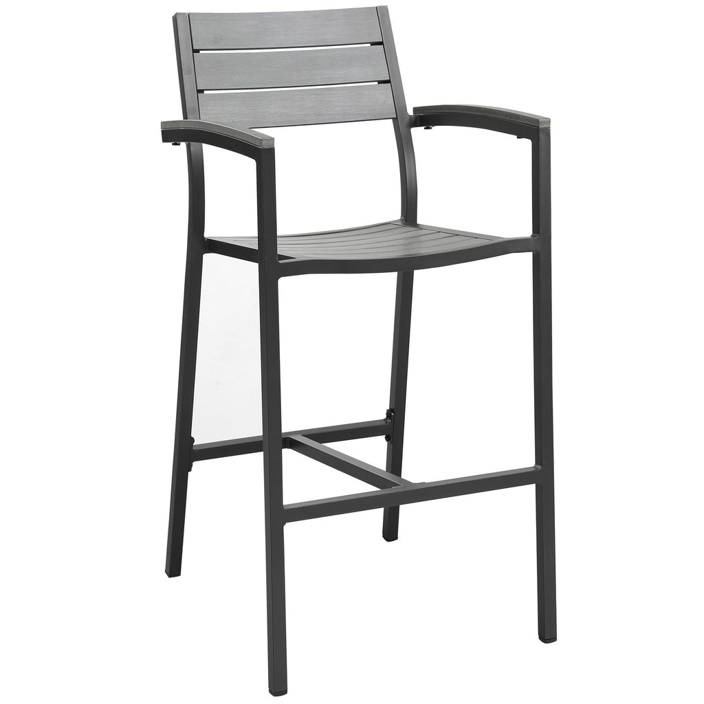 Maine 5 Piece Outdoor Patio Bar Set by Modway