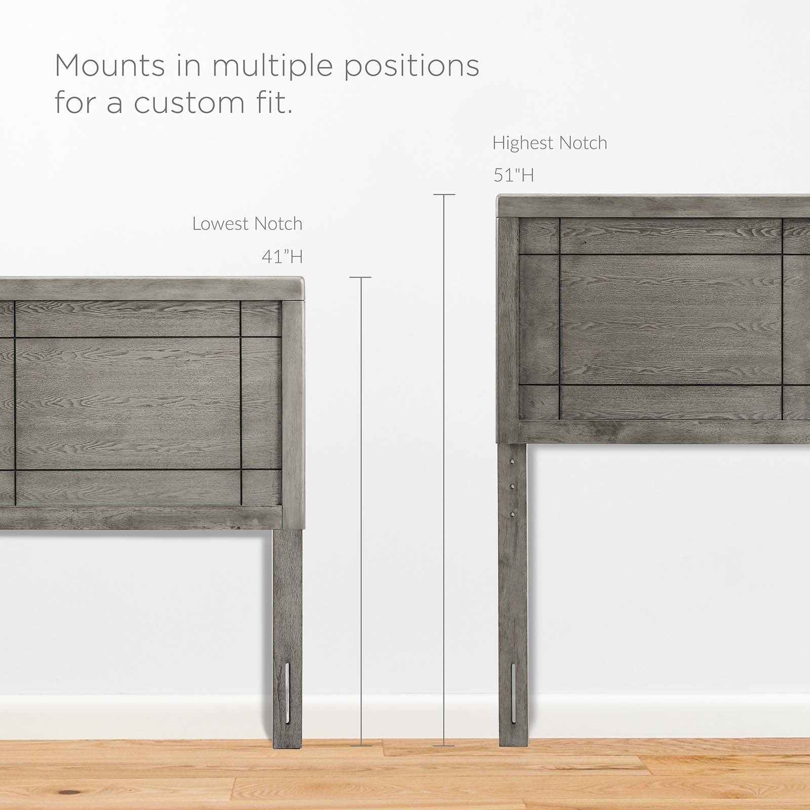 Marlee Wood Queen Platform Bed With Angular Frame by Modway