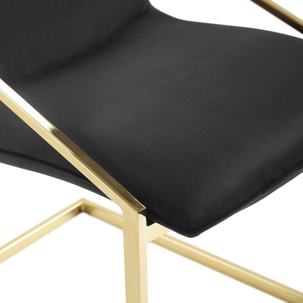 Pitch Performance Velvet Dining Armchair by Modway