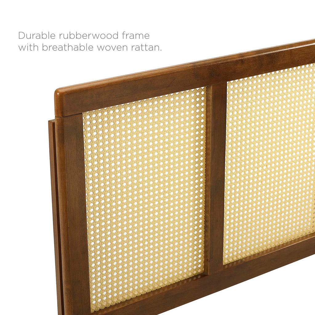 Delmare Cane Queen Headboard by Modway