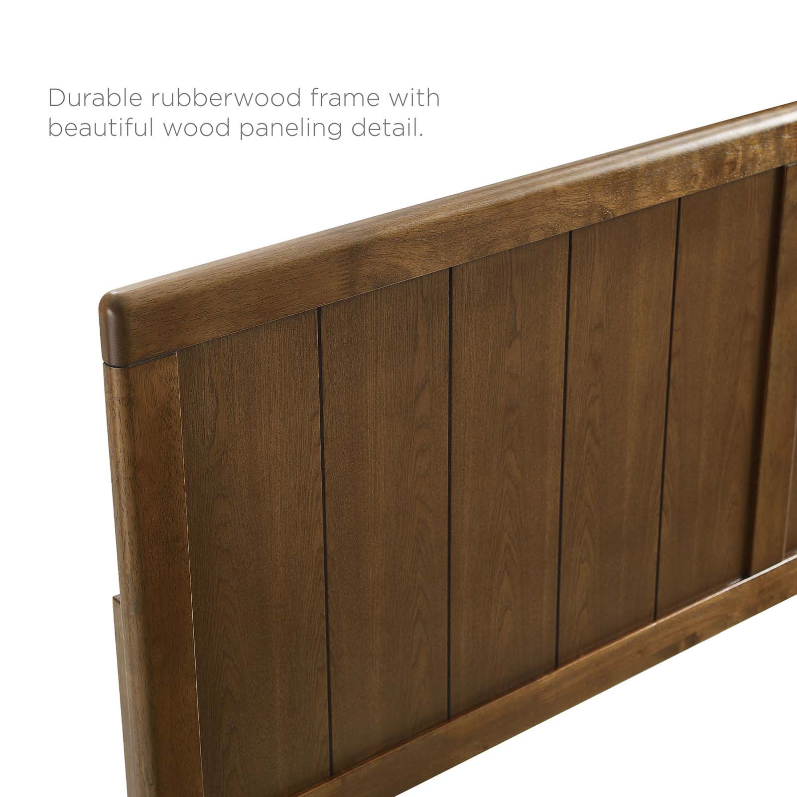 Alana Wood Queen Platform Bed With Angular Frame by Modway