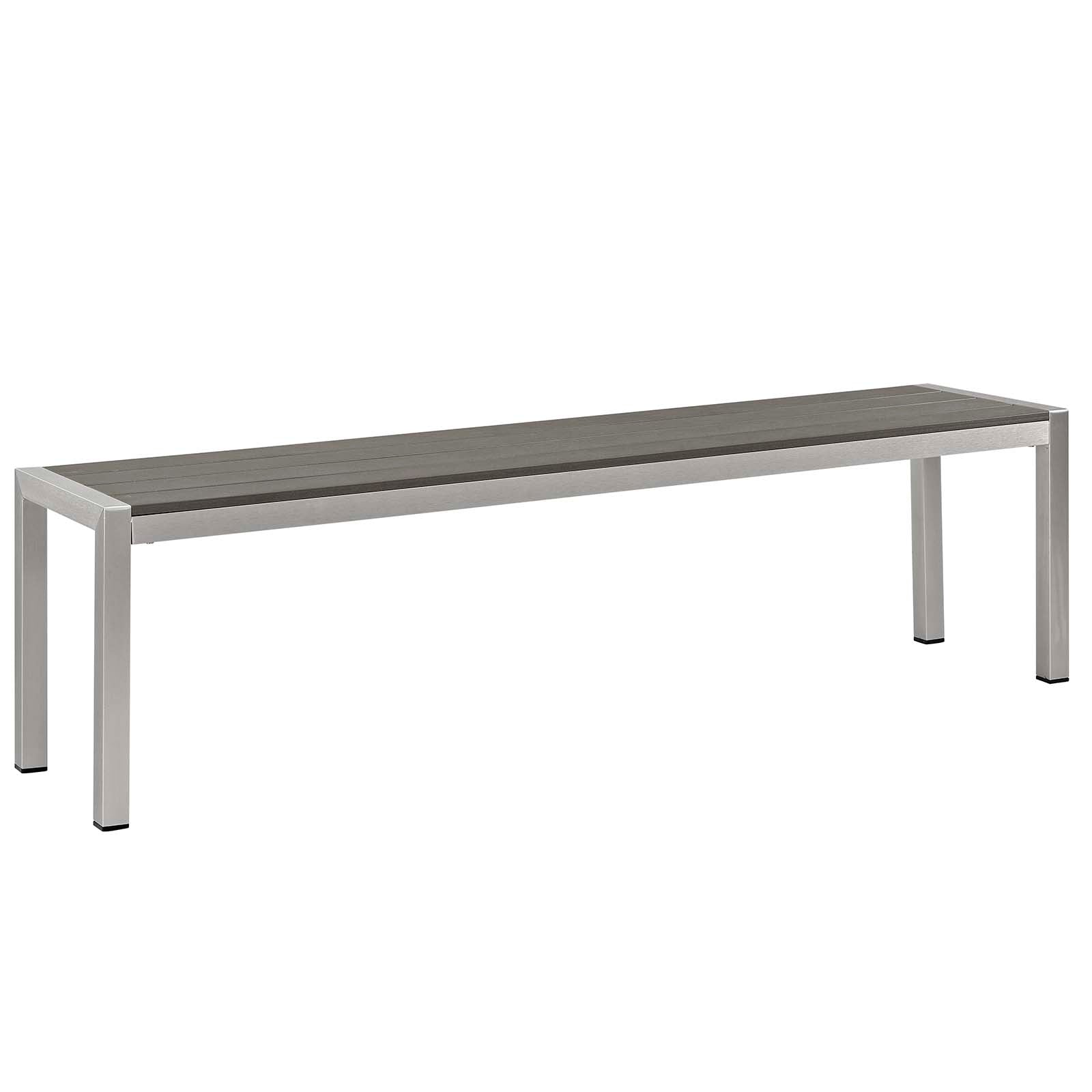 Shore 3 Piece Outdoor Patio Aluminum Dining Set by Modway