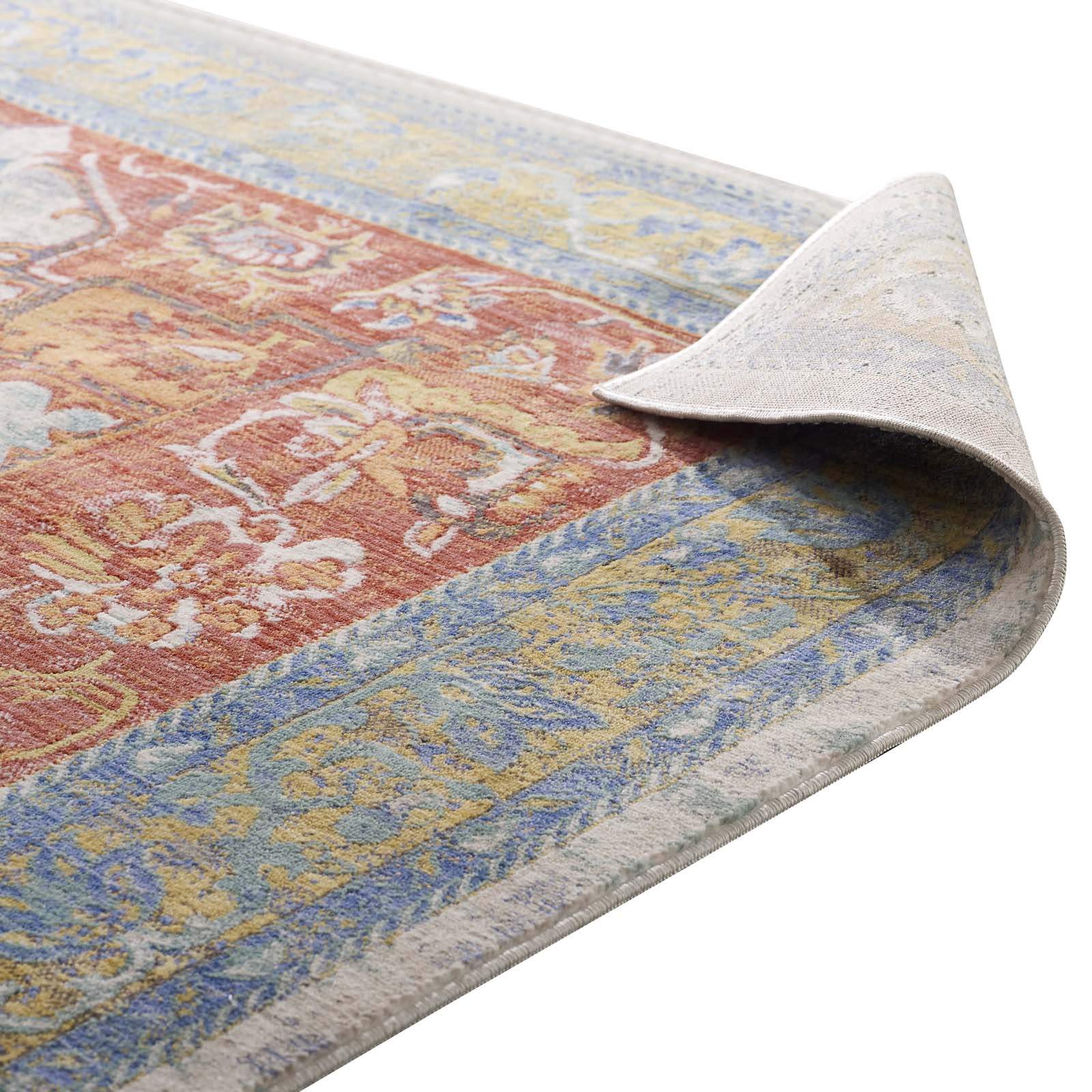 Citlali Distressed Southwestern Aztec 8x10 Area Rug by Modway