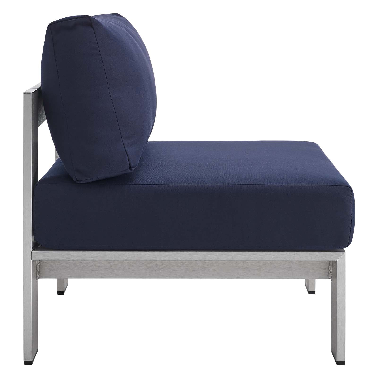 Shore 4 Piece Sunbrella¨ Fabric Outdoor Patio Aluminum Set by Modway