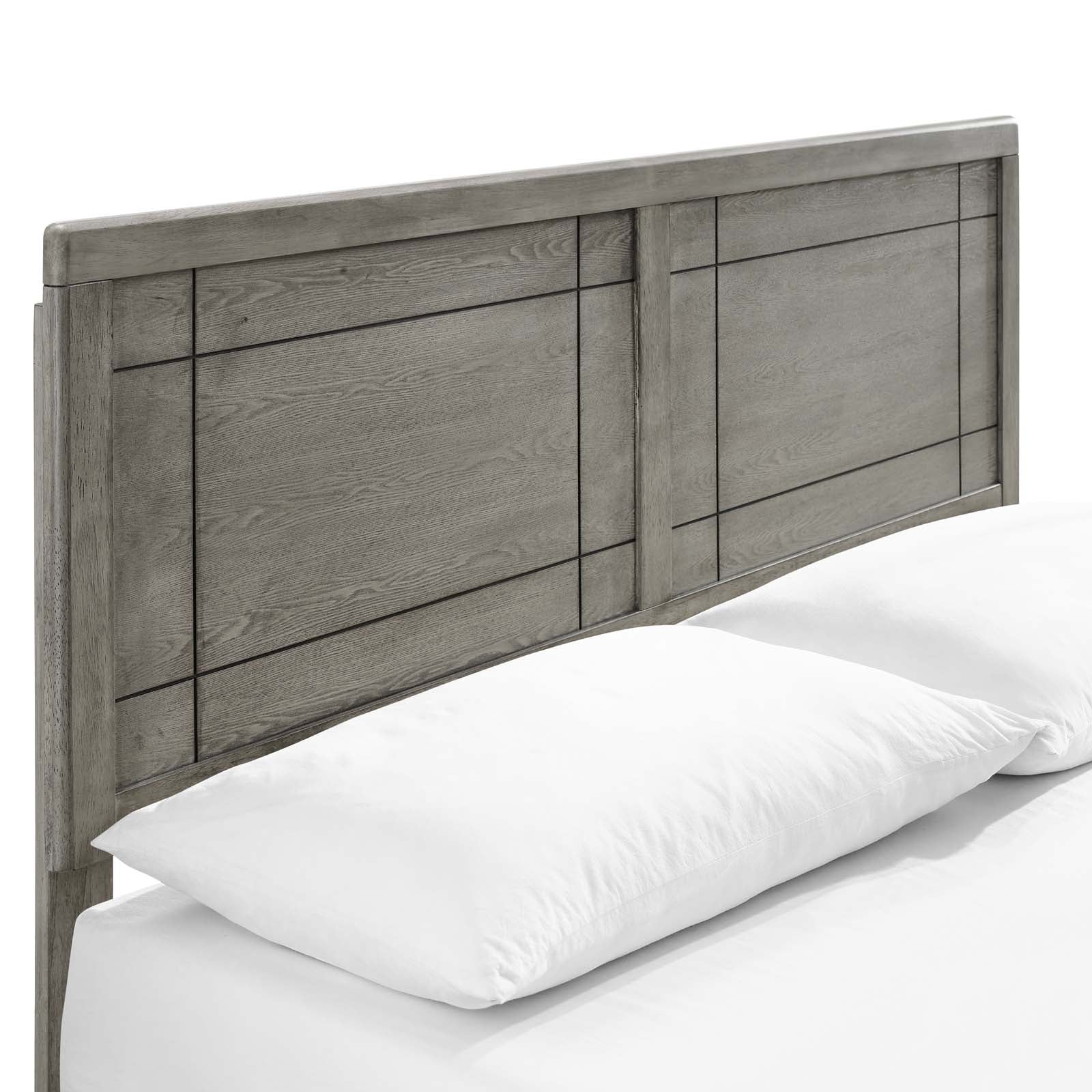 Marlee Wood Full Platform Bed With Angular Frame by Modway