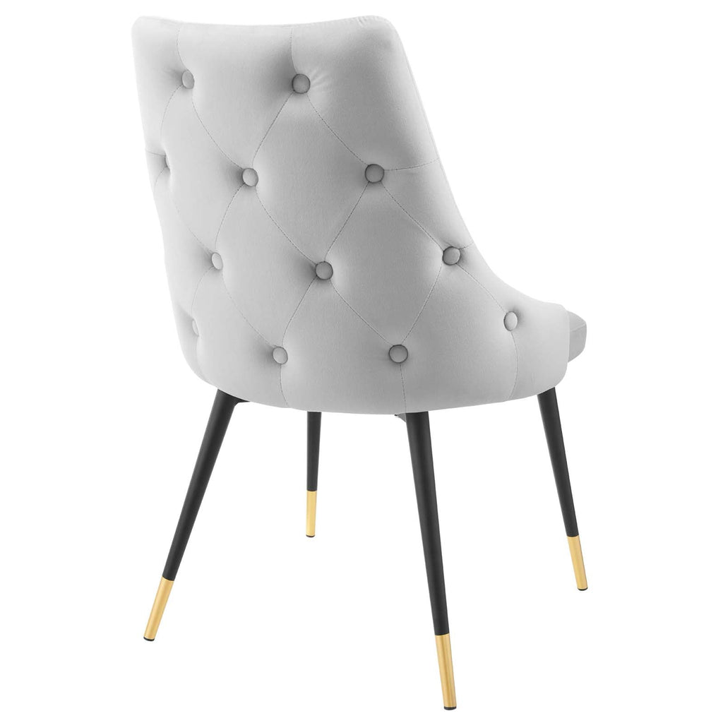 Adorn Performance Velvet Dining Side Chair Set of 2 by Modway