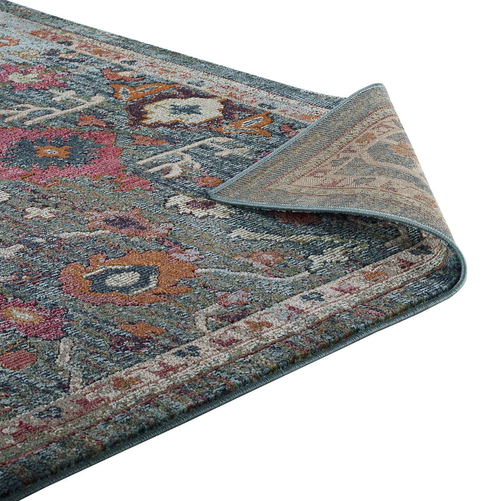 Tribute Every Distressed Vintage Floral 8x10 Area Rug by Modway