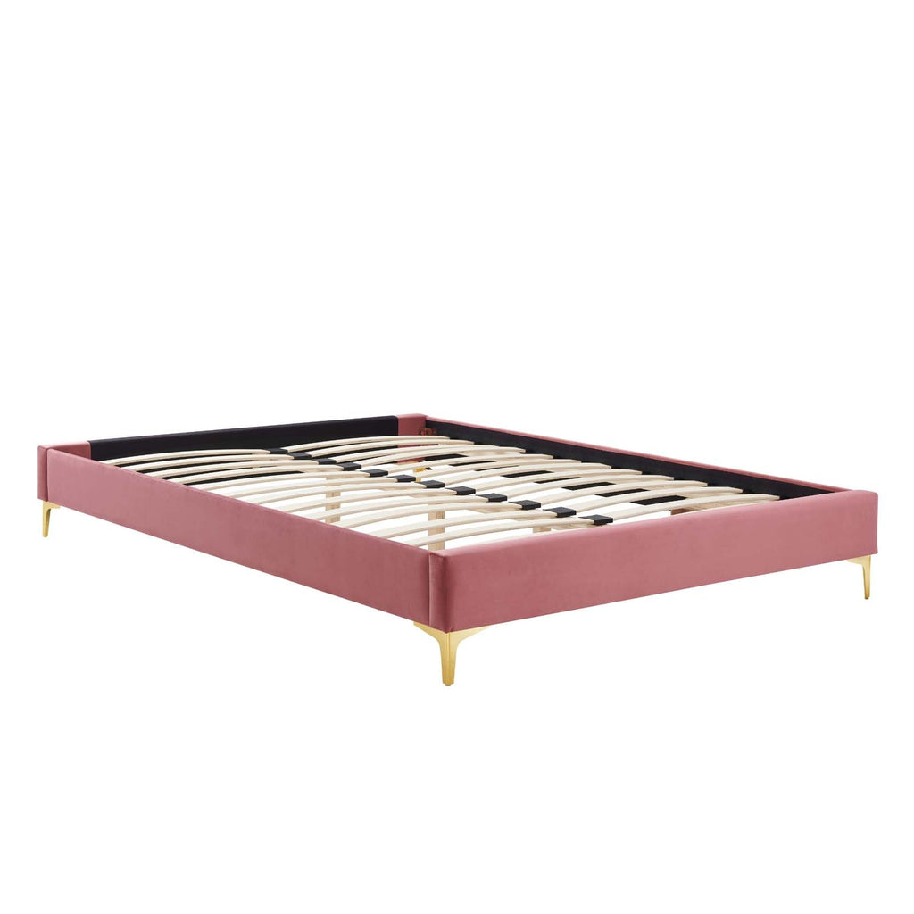 Elise Performance Velvet King Platform Bed by Modway