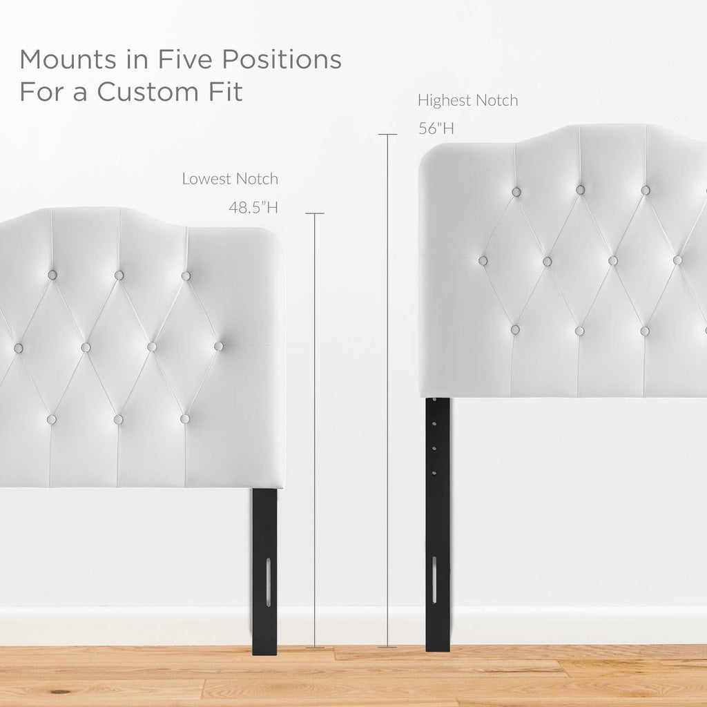 Annabel Upholstered Vinyl Twin Headboard by Modway
