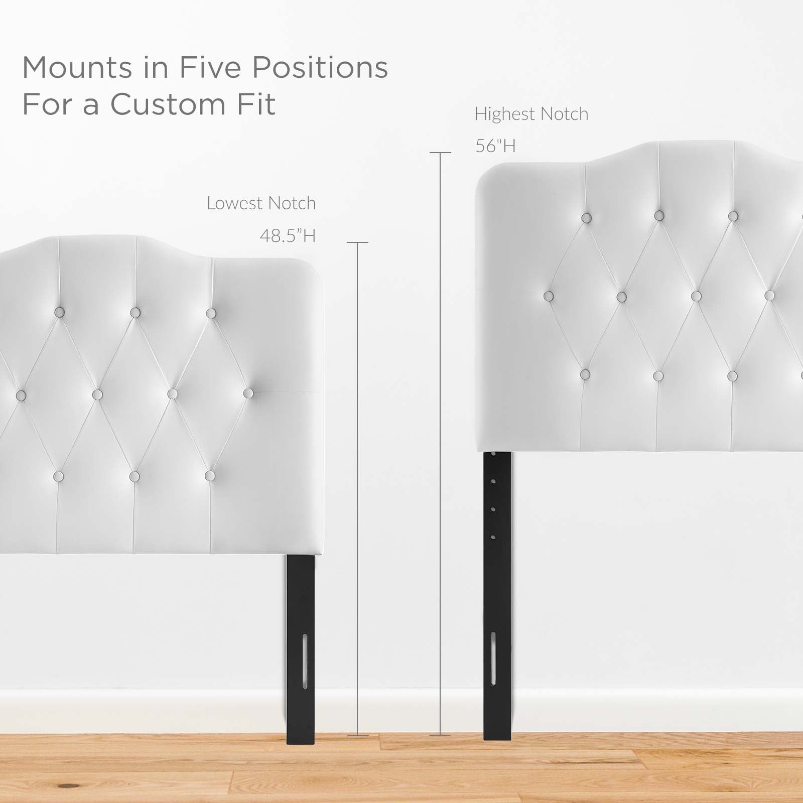 Annabel Upholstered Vinyl Twin Headboard by Modway