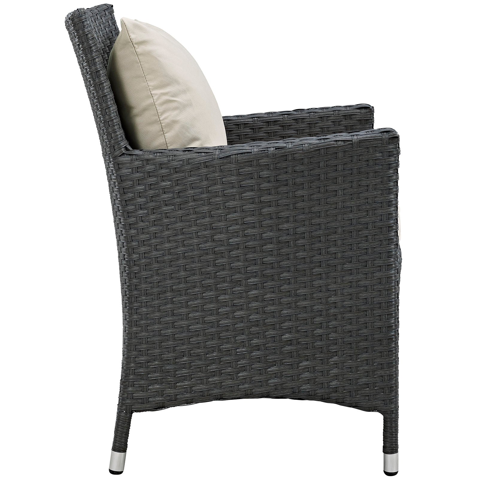 Sojourn 4 Piece Outdoor Patio Sunbrella¨ Dining Set by Modway