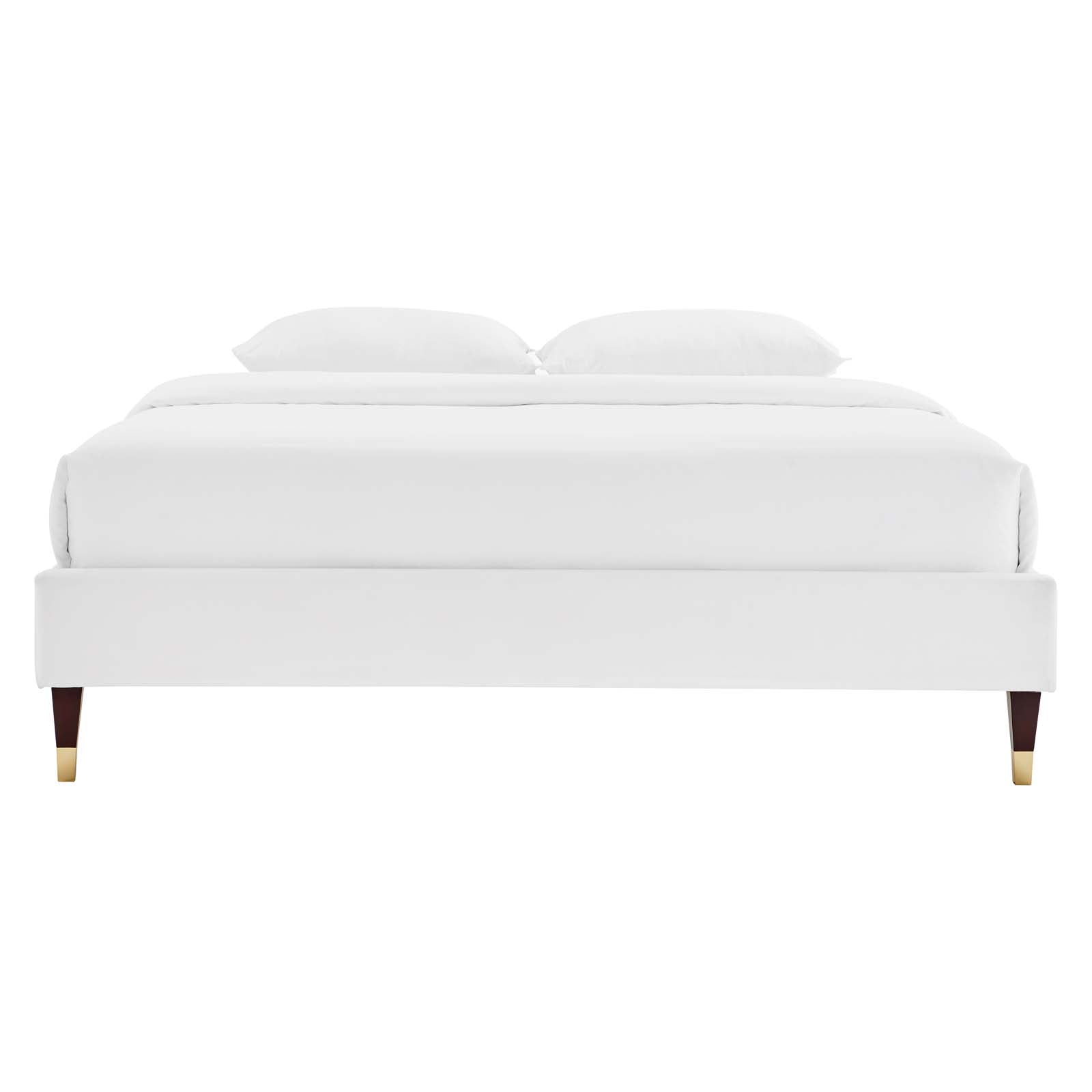 Harlow Performance Velvet Queen Platform Bed Frame by Modway