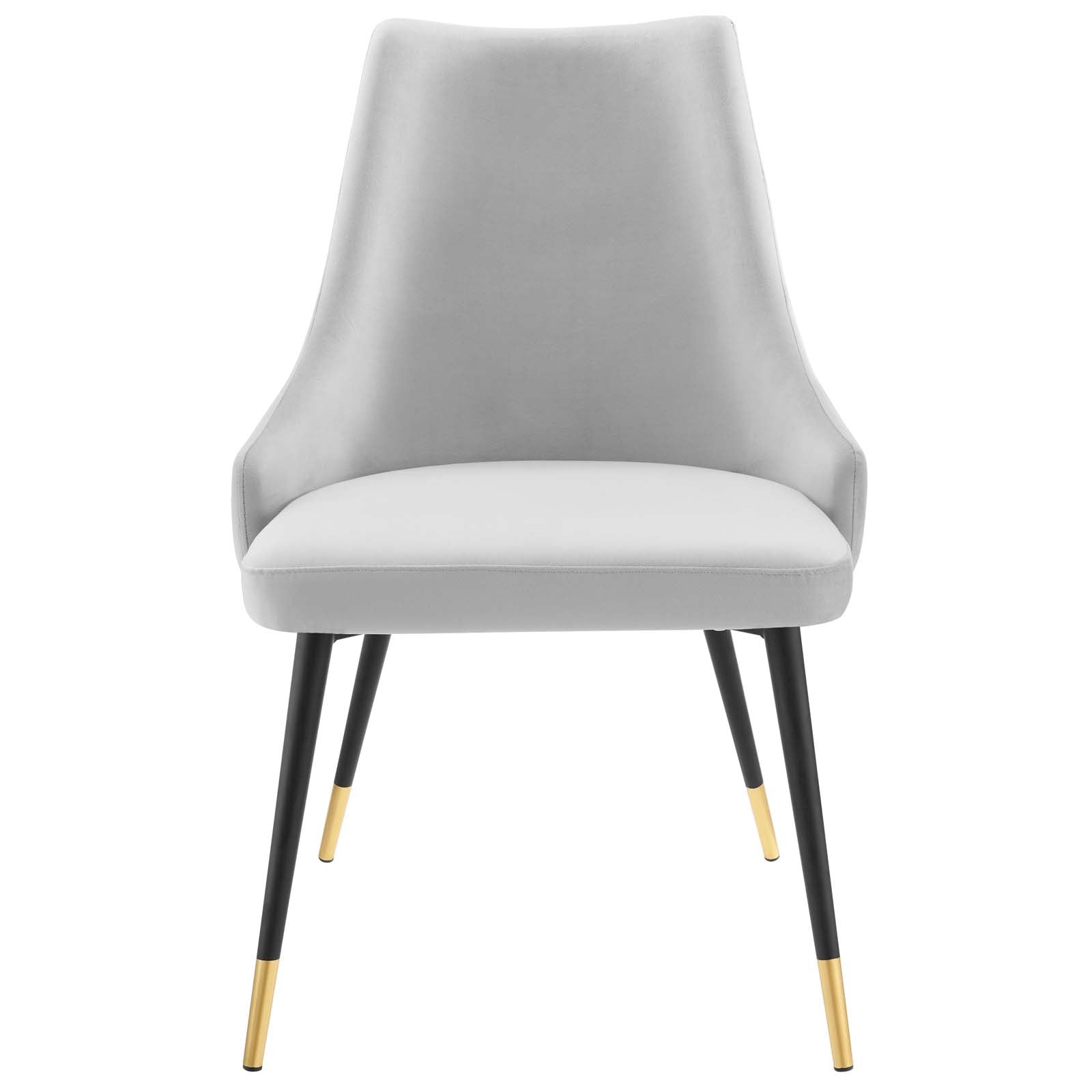 Adorn Performance Velvet Dining Side Chair Set of 2 by Modway