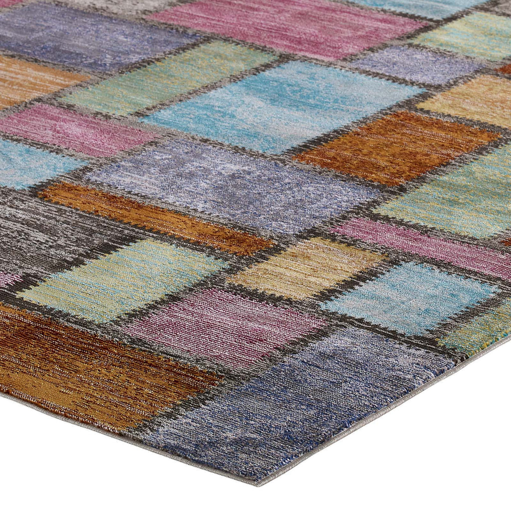 Success Nyssa Abstract Geometric Mosaic 8x10 Area Rug by Modway
