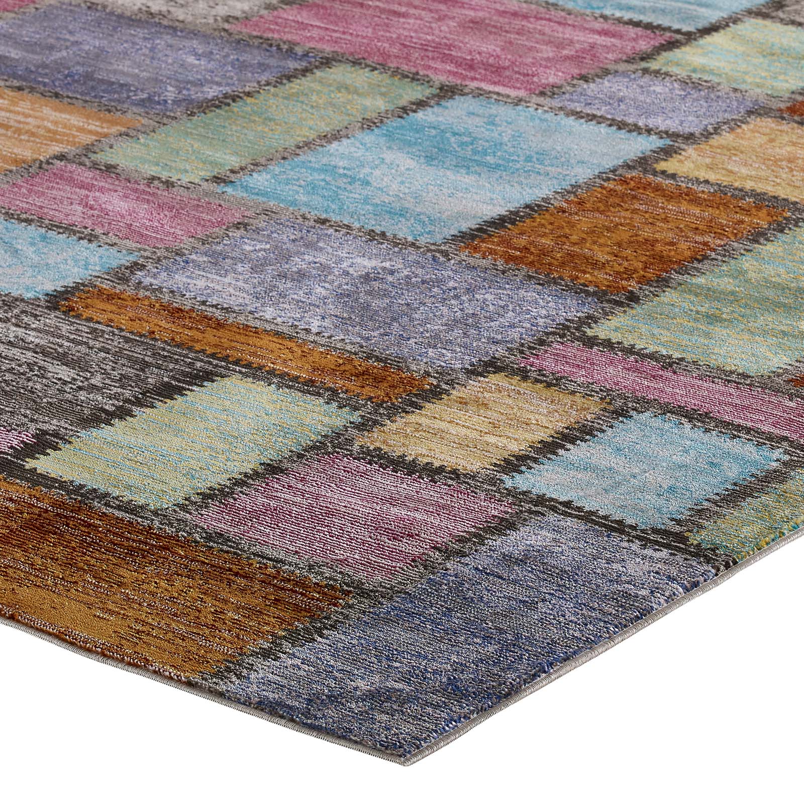 Success Nyssa Abstract Geometric Mosaic 8x10 Area Rug by Modway