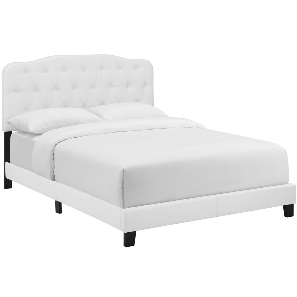 Amelia Faux Leather King Bed by Modway