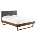 Bridgette Wood Full Platform Bed With Angular Frame by Modway