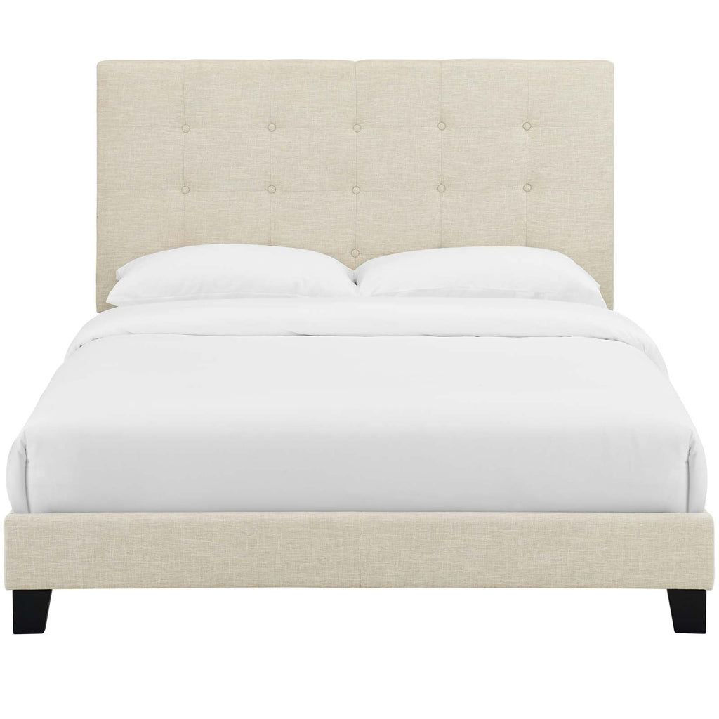 Melanie Tufted Button Upholstered Fabric Queen Platform Bed by Modway