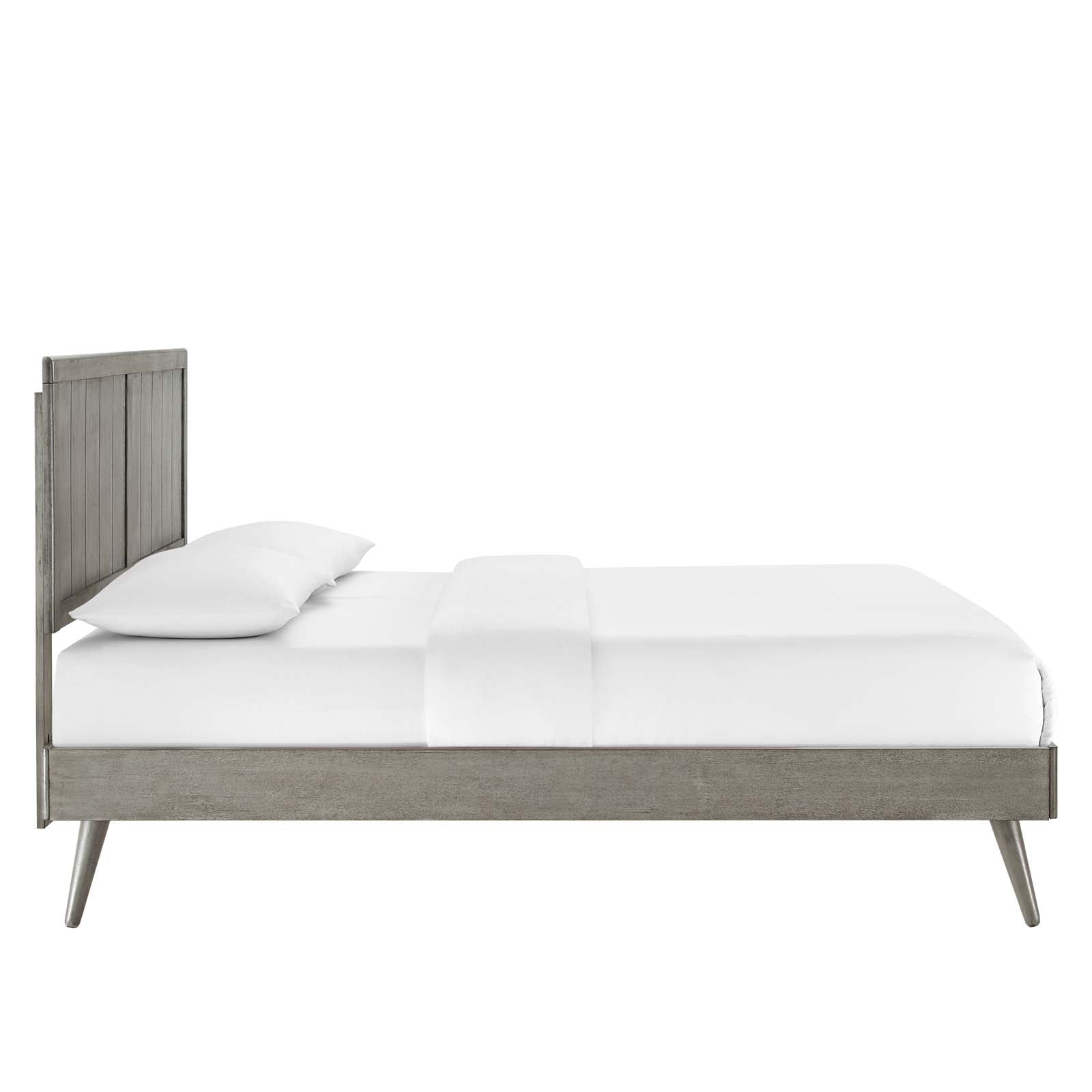 Alana Wood Queen Platform Bed With Splayed Legs by Modway