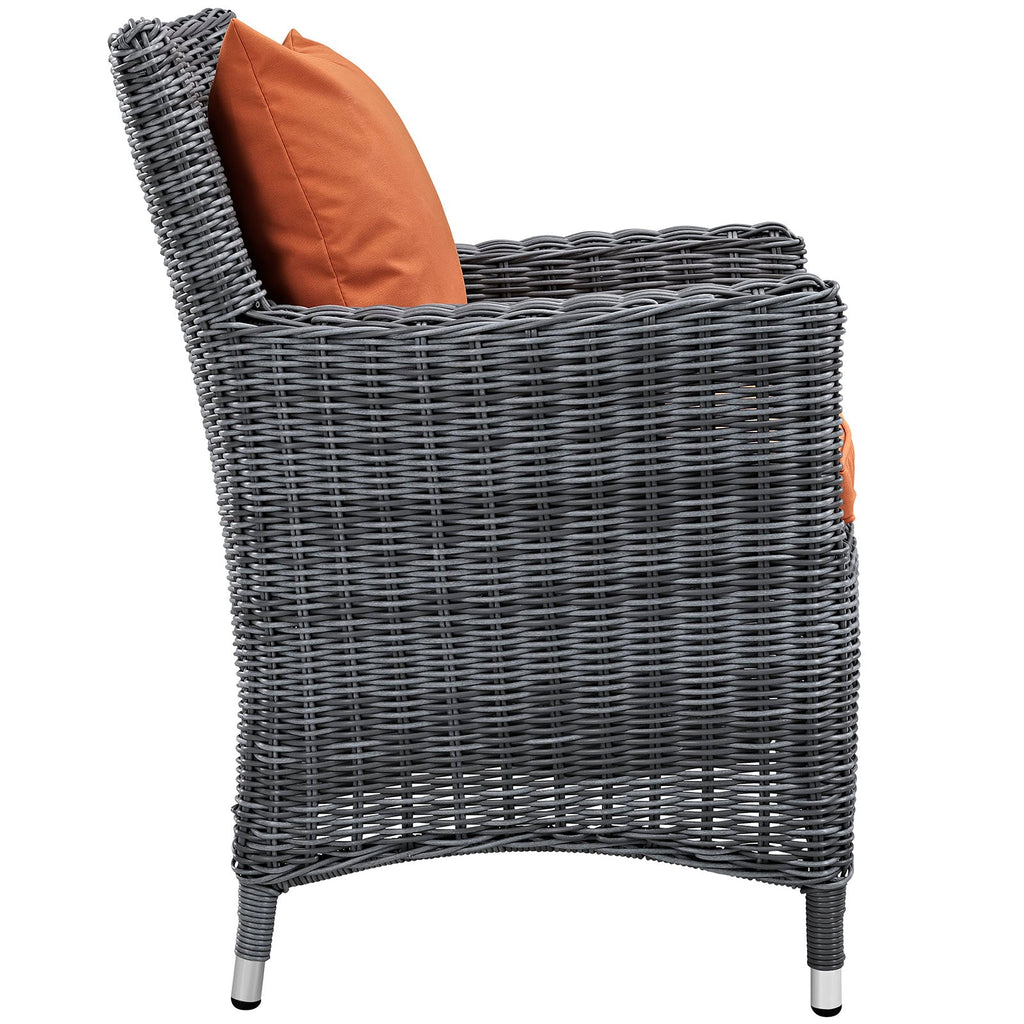 Summon 2 Piece Outdoor Patio Sunbrella¨ Dining Set by Modway