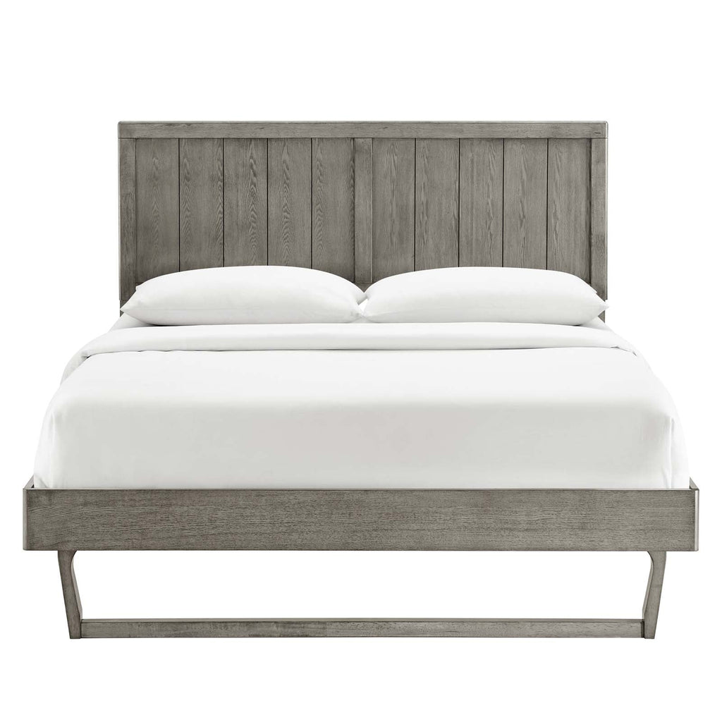 Alana Wood Queen Platform Bed With Angular Frame by Modway
