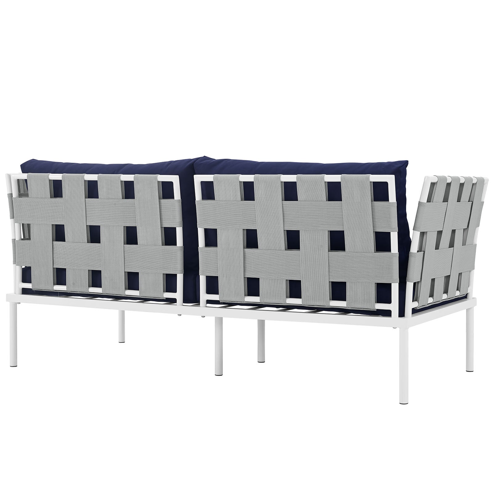 Harmony Outdoor Patio Aluminum Loveseat by Modway