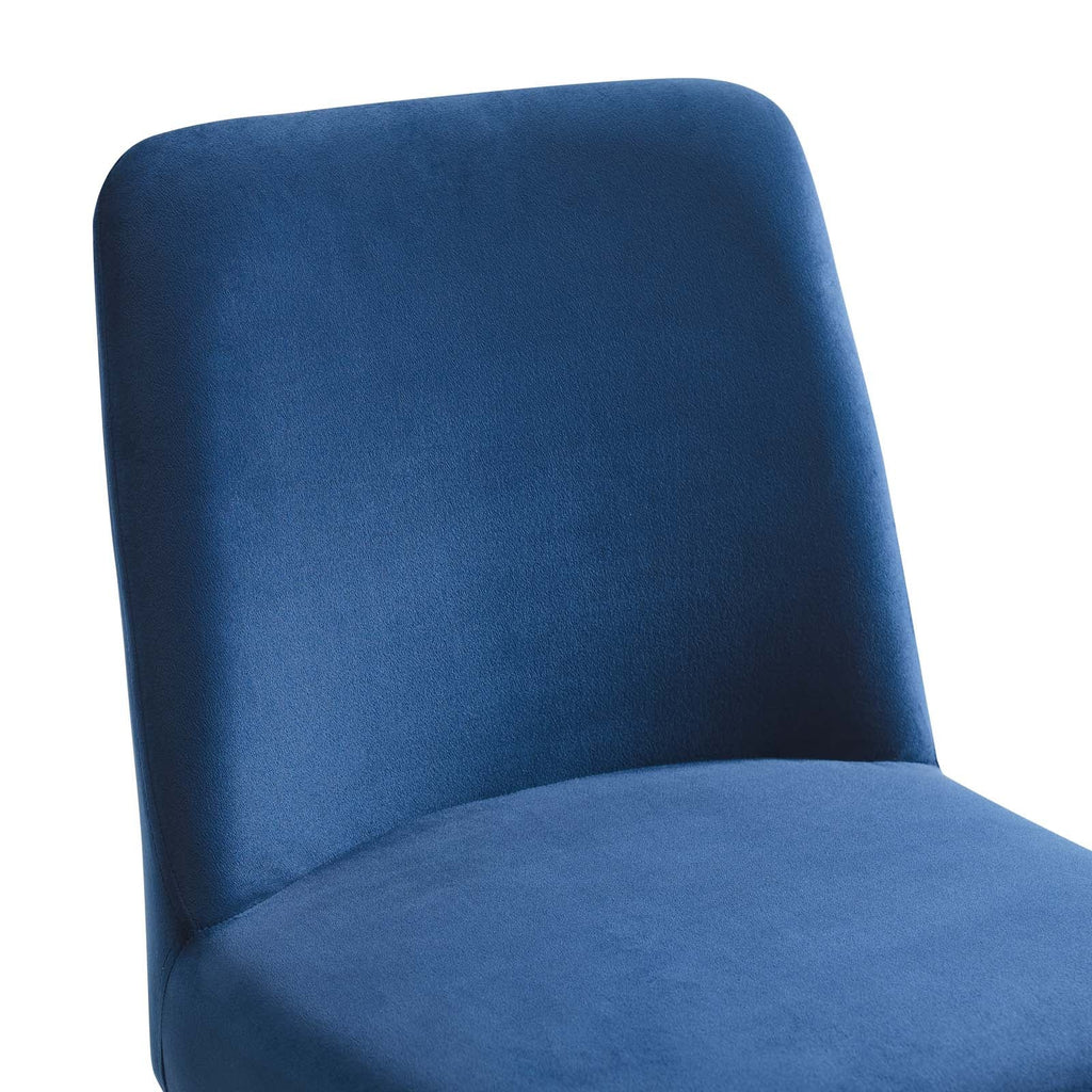 Amplify Sled Base Performance Velvet Dining Chairs Set of 2 by Modway