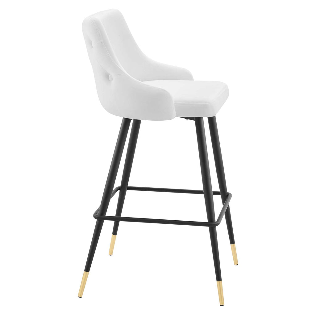 Adorn Performance Velvet Bar Stool Set of 2 by Modway