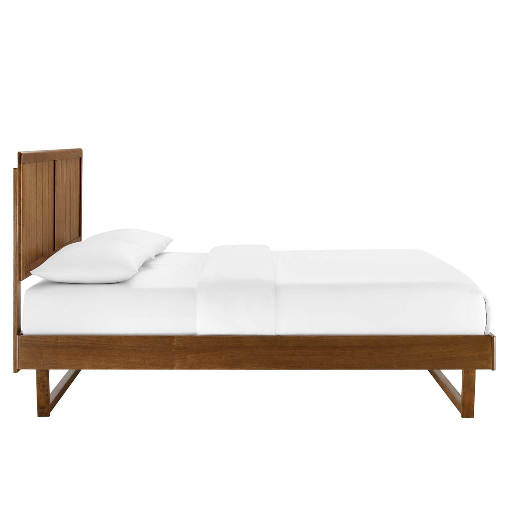 Alana Wood Full Platform Bed With Angular Frame by Modway