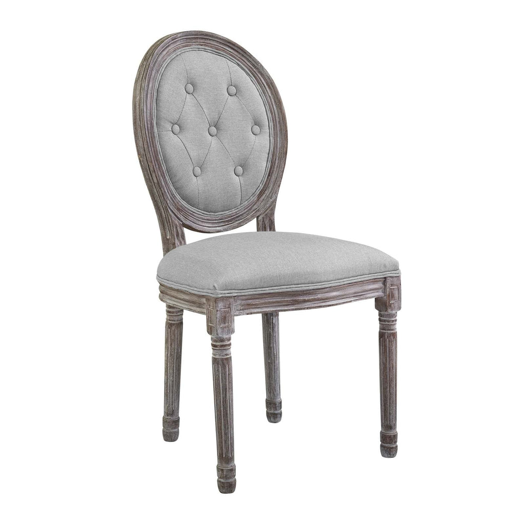 Arise Vintage French Upholstered Fabric Dining Side Chair by Modway